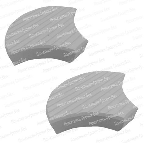 Укладка плитки на могилу Россоны фотография