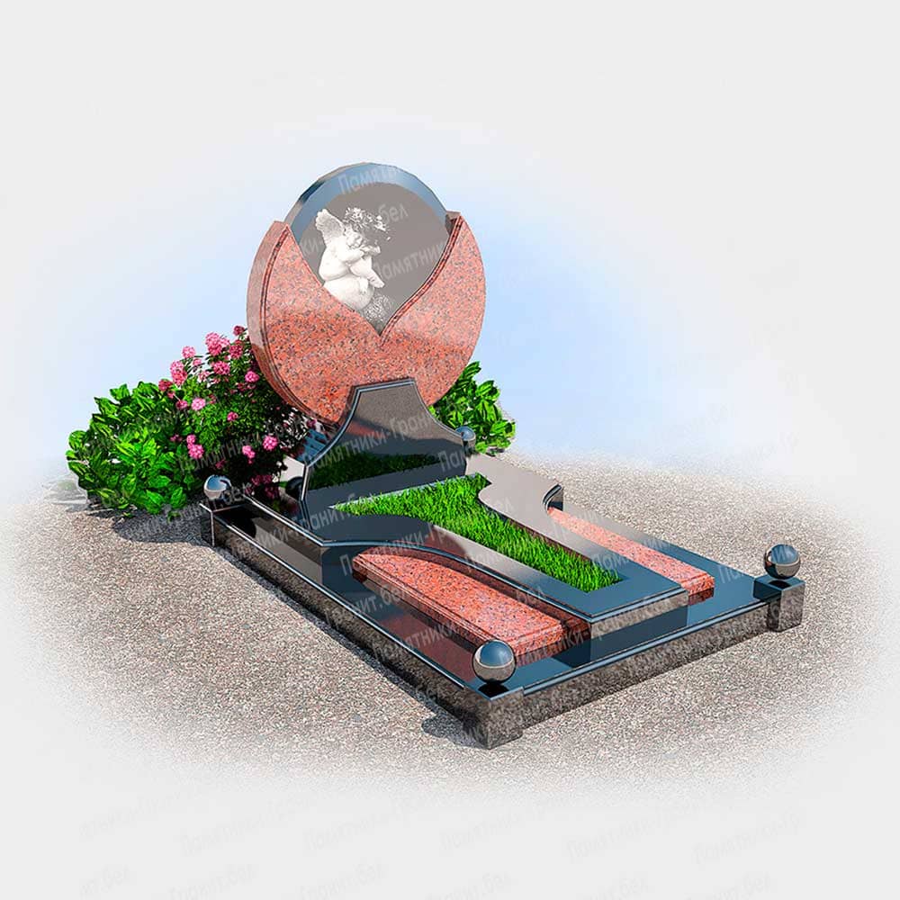 Двойные памятники в Россоны на могилу фото